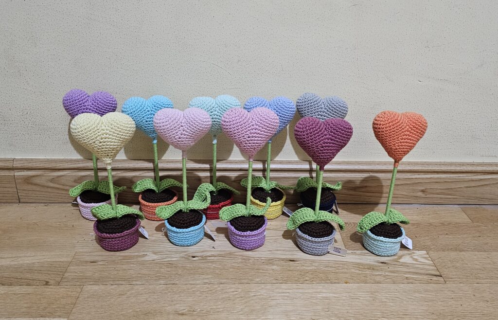 Macetitas corazones