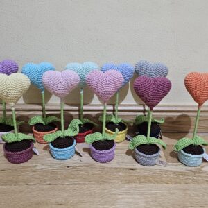 Macetitas corazones