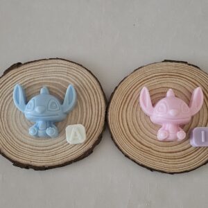 Jaboncitos stitch XL + inicial