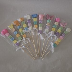 Jabones brocheta + figurita