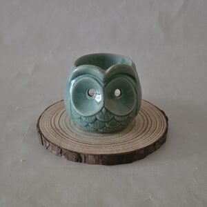 Quemador búho verde