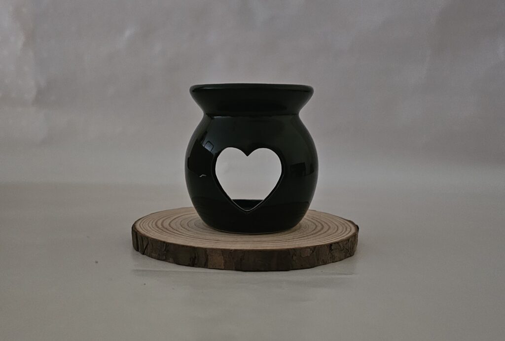 Quemador corazón negro