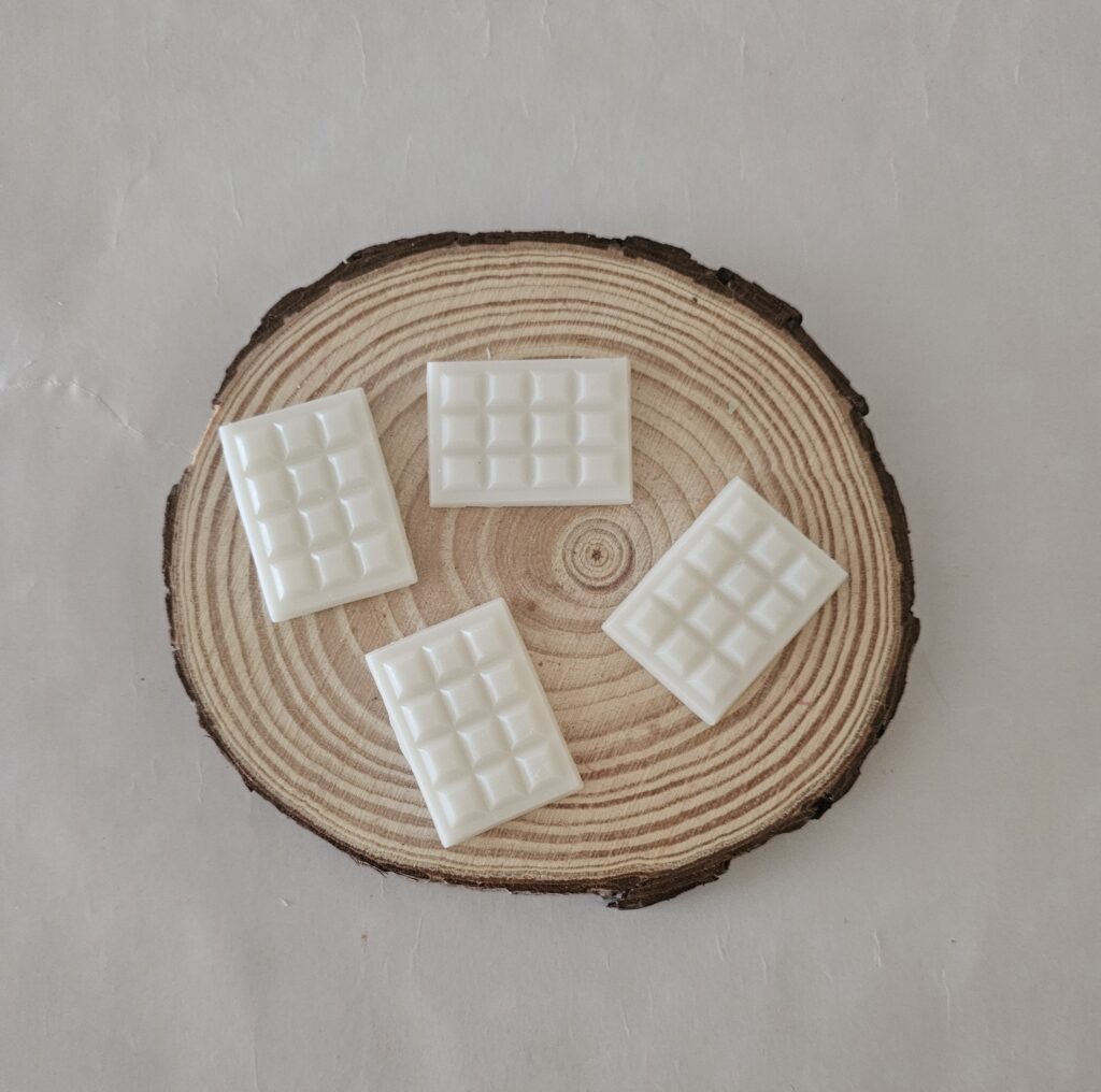 Wax melts chocolate blanco