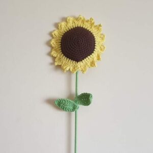 Girasoles crochet