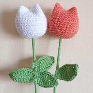 Tulipanes crochet