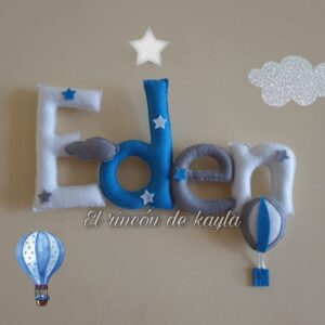 Nombre de fieltro cielo