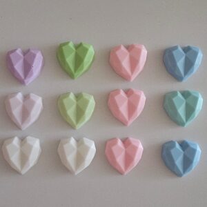 Jabones corazón diamante