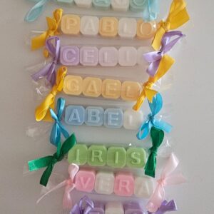 Jabones personalizados caramelo