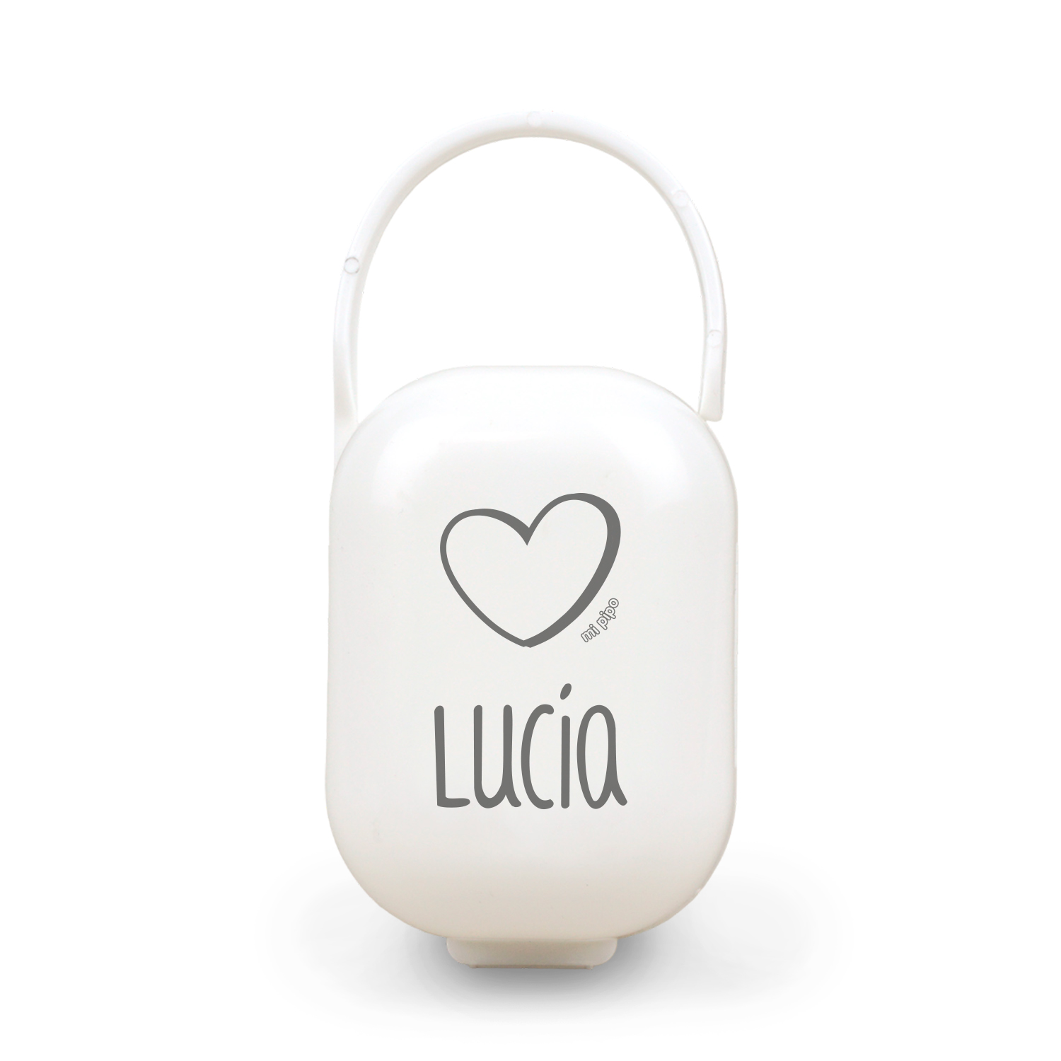 Cajita portachupetes personalizada corazón - Imagen 2