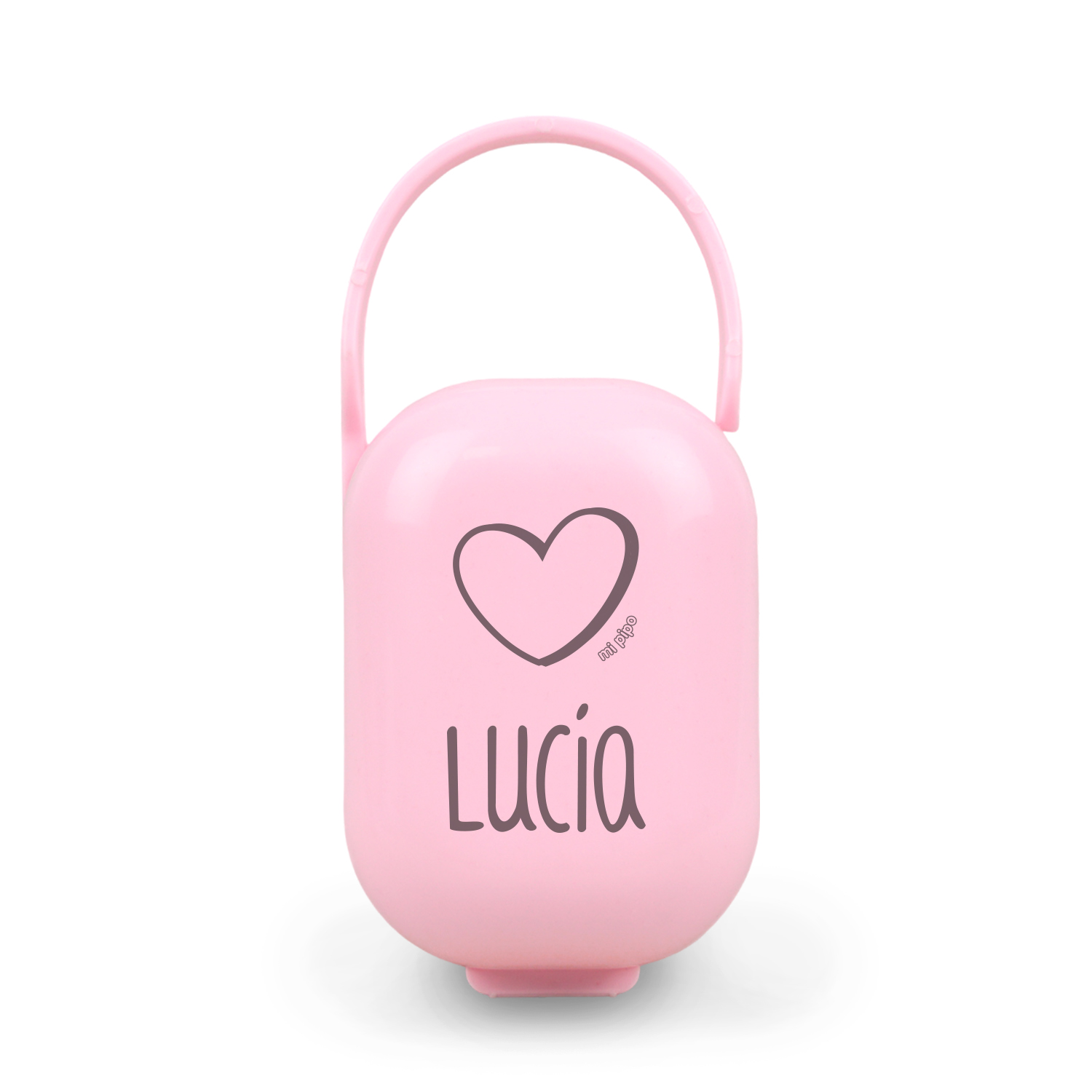 Cajita portachupetes personalizada corazón