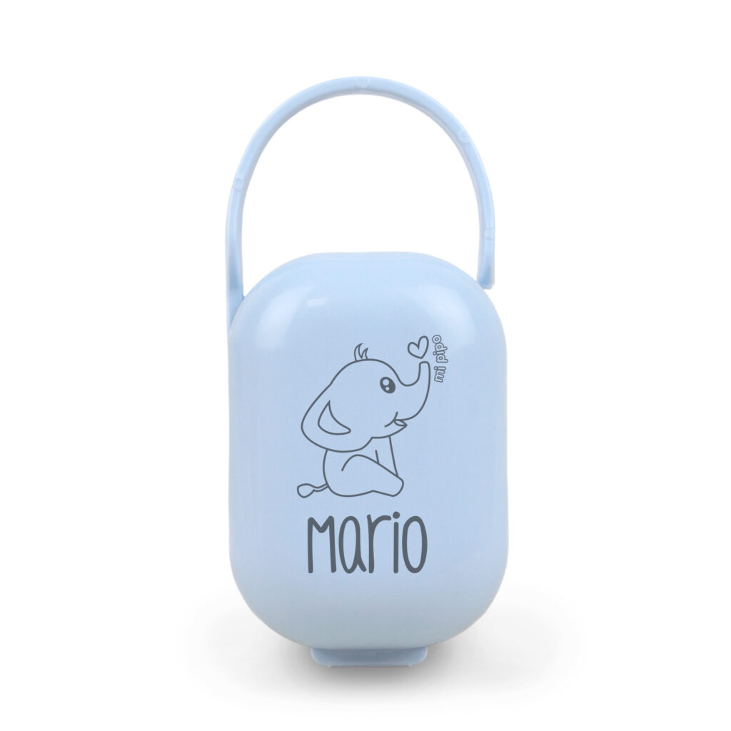 Cajita portachupetes personalizada elefante