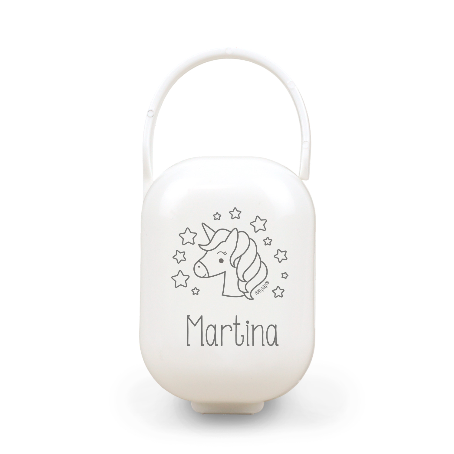 Cajita portachupetes personalizada unicornio - Imagen 2