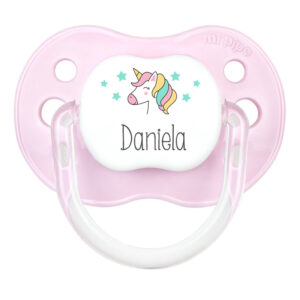 Chupete personalizado unicornio rosa