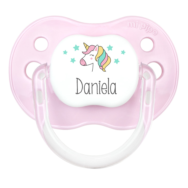 Chupete personalizado unicornio rosa
