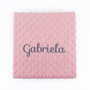 Manta personalizada blush
