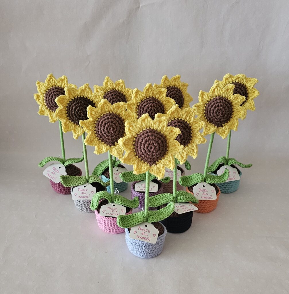 Macetas girasoles
